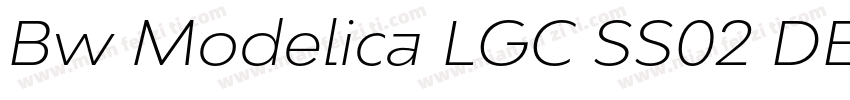 Bw Modelica LGC SS02 DEMO Light字体转换